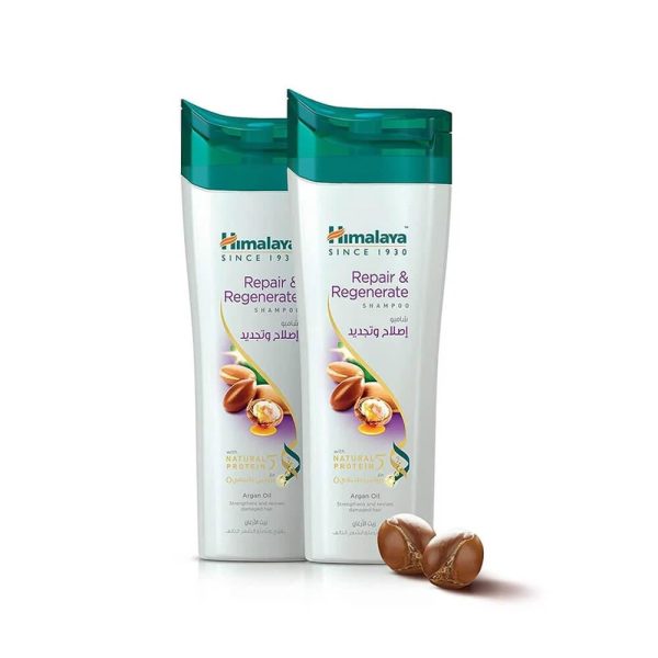هيمالايا شامبو إصلاح وتجديد بزيت الأرغان - 2×400 مل