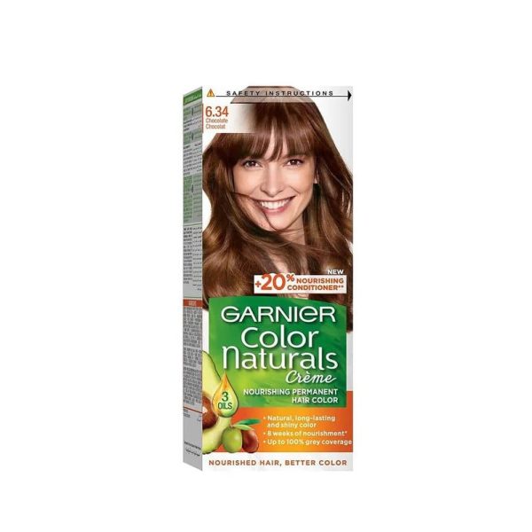 غارنييه كولور ناتشورالز صبغة شعر - بني شوكولاتة 6.34