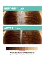 ⁦لوريال باريس ماجيك ريتاتش بخاخ صبغة شعر مؤقتة - بني ذهبي 75 مل⁩ - الصورة ⁦3⁩