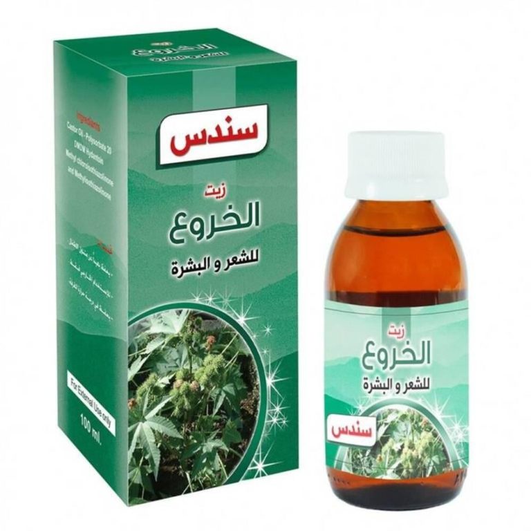 زيت خروع طبيعي لنمو الشعر