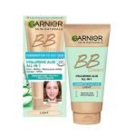 غارنييه بي بي كريم الوجه بحمض الهيالورونيك والصبار للبشرة الدهنية - 50 مل