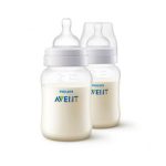 ⁦فيليبس افنت رضاعة بلاستيكية مضادة للمغص  ( scf813/62 ) 260 * 2 مل⁩ - الصورة ⁦2⁩