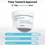 ⁦كوسركس ون ستيب مويستشر أب باد وسادات قطنية مرطبة للبشرة - 70 وسادة⁩ - الصورة ⁦6⁩