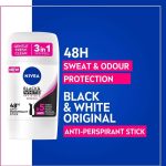 ⁦نيفيا مزيل عرق ستيك بلاك اند وايت انفيزبل اورجينال للنساء - 50 مل⁩ - الصورة ⁦6⁩