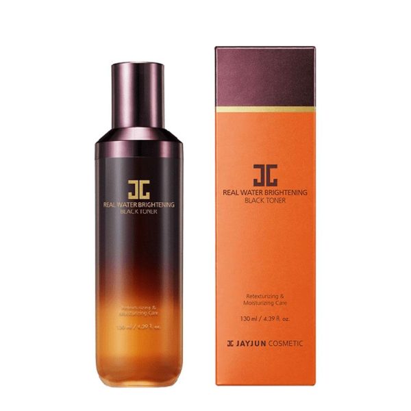 جيجون تونر أسود لتفتيح البشرة بالماء الحقيقي 130 مل