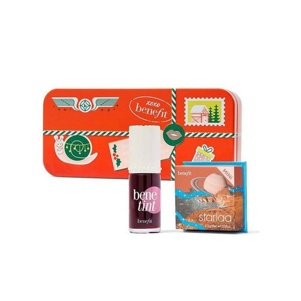 بنفت مجموعة احمر الخدود واحمر شفاه