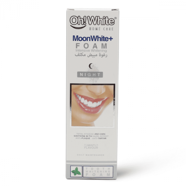أوه وايت رغوة مبيضة للأسنان قبل النوم