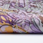 ⁦قماش مخور حرير اندونيسي مشجر - بنفسجي⁩ - الصورة ⁦3⁩