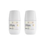 ⁦بيزلين رول اون مزيل رائحة العرق الطبيعي لتفتيح البشرة خال من العطر - 2*50 مل⁩ - الصورة ⁦2⁩