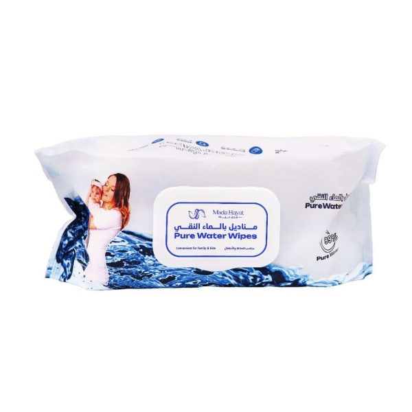 مناديل مبللة مدى حياة بالماء النقي 99 في المئة 100 منديل