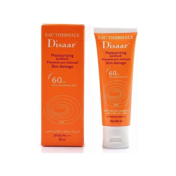 ديسار أو ثيرمال كريم مرطب واقي من الشمس بعامل حماية 60- 80 مل