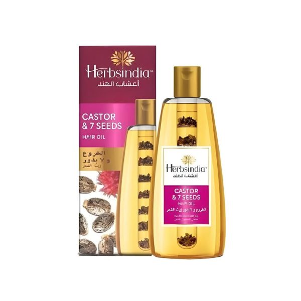 زيت شعر بالخروع وبذور