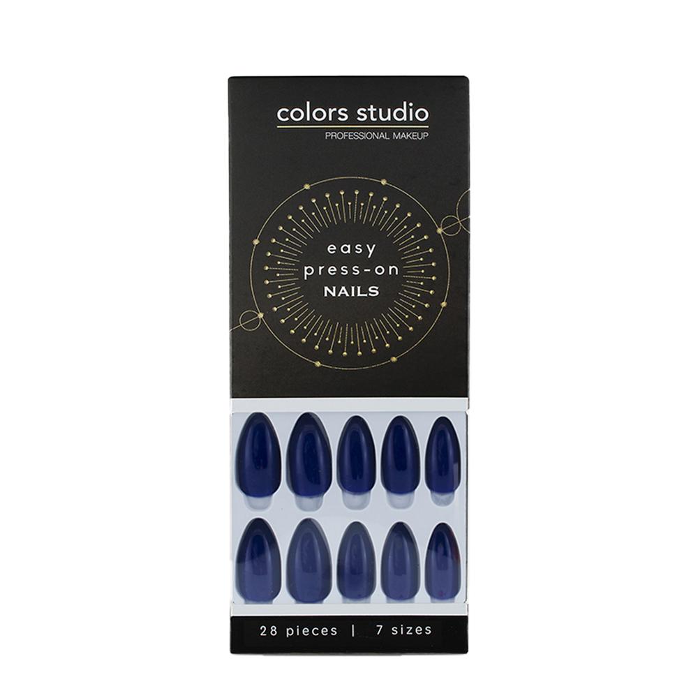 ed8baaa4-e627-4c96-ac6f-9a3c7b1796d9-1000x1000-7hdjowkmRLDwSDnbb7LvD4CooNsi5XOAB5fnfPz1.jpg كولورز ستوديو اظافر صناعية لاصقة 28 قطعة 7 مقاسات NO. CS-NT13 - الصورة 1