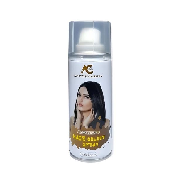 اميتس جاردن صبغة شعر بخاخ ليوم واحد بني غامق - 135 مل