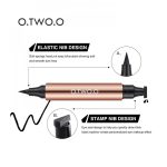 ⁦او تو او قلم تحديد عيون سائل مقاوم للماء مزدوج النهاية  اسود 2.8 جم⁩ - الصورة ⁦2⁩