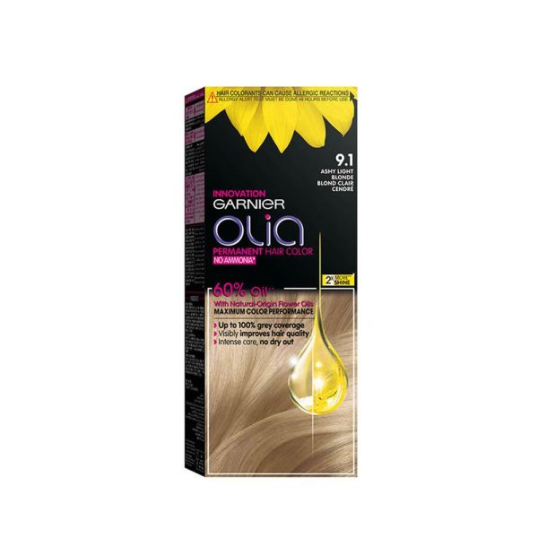 غارنييه صبغة اشقر فاتح رمادي