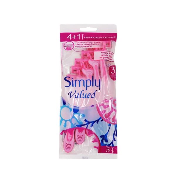 شفرات حلاقة للنساء سيمبلي فاليود 3 شفرات