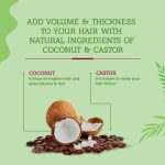 ⁦فاتيكا حمام زيت بجوز الهند والخروع لتكثيف الشعر زيادة وسماكة - 500 جم⁩ - الصورة ⁦4⁩