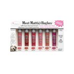 ذا بالم مجموعة احمر شفاه ميني ميت مات هيوز ثابت وسائل 6 قطع 9DO21