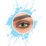 عدسات ملونة بندق فاتح