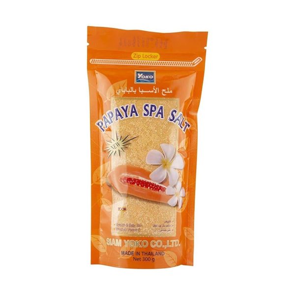 يوكو ملح الاسبا بالبابايا لتفتيح وتبييض البشرة- 300 جم