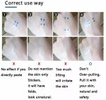 ⁦دودو ليبل لصقات شد الوجه الكورية - 40 لصقة⁩ - الصورة ⁦4⁩