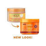 ⁦كانتو زبدة الشيا ديفين آند شاين كاسترد لتجعيد ولمعان الشعر - 340 جم⁩ - الصورة ⁦2⁩