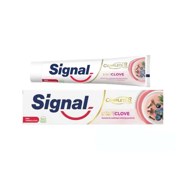 معجون أسنان سيجنال المتكامل 8 بالقرنفل