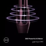 ⁦يونايتد بروفيشنال ملفف شعر موديل UN-K8033 لون عنابي⁩ - الصورة ⁦2⁩