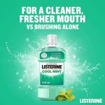 ⁦ليسترين غسول فم يومي كول مينت - 250 مل⁩ - الصورة ⁦2⁩