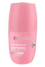 ⁦بيزلين مزيل عرق رول اون لتفتيح البشرة  جفاف تام ورد جوري- 50 مل⁩ - الصورة ⁦2⁩