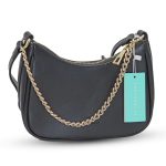 كريسبيلا حقيبة نسائية صغيرة بحمالة كتف وسلسلة ذهبية