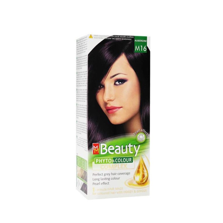 صبغة شعر لون باذنجان