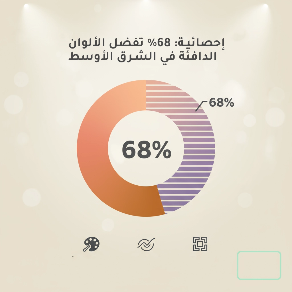 الألوان الدافئة